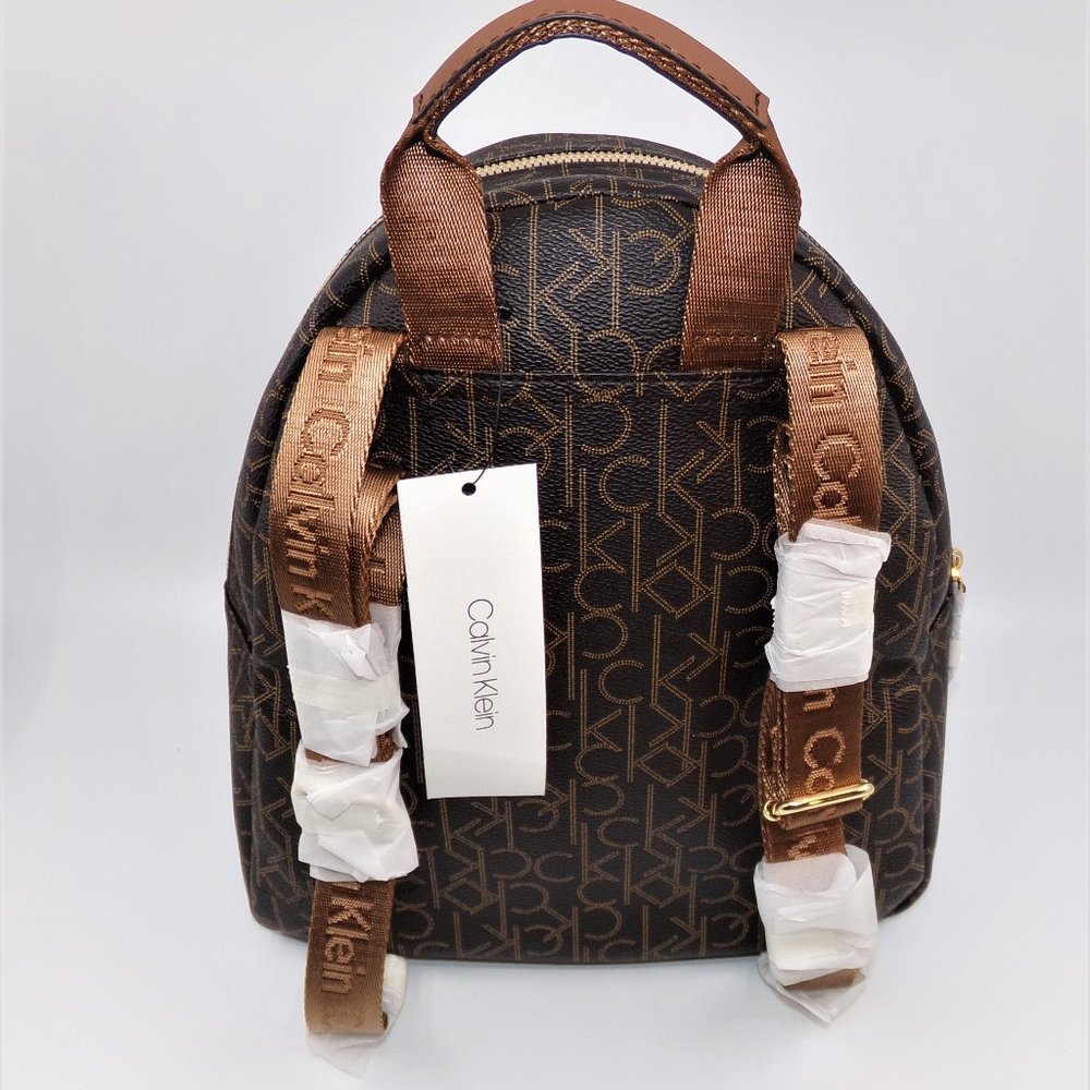 Calvin Klein Monogram Small Key Item Backpack